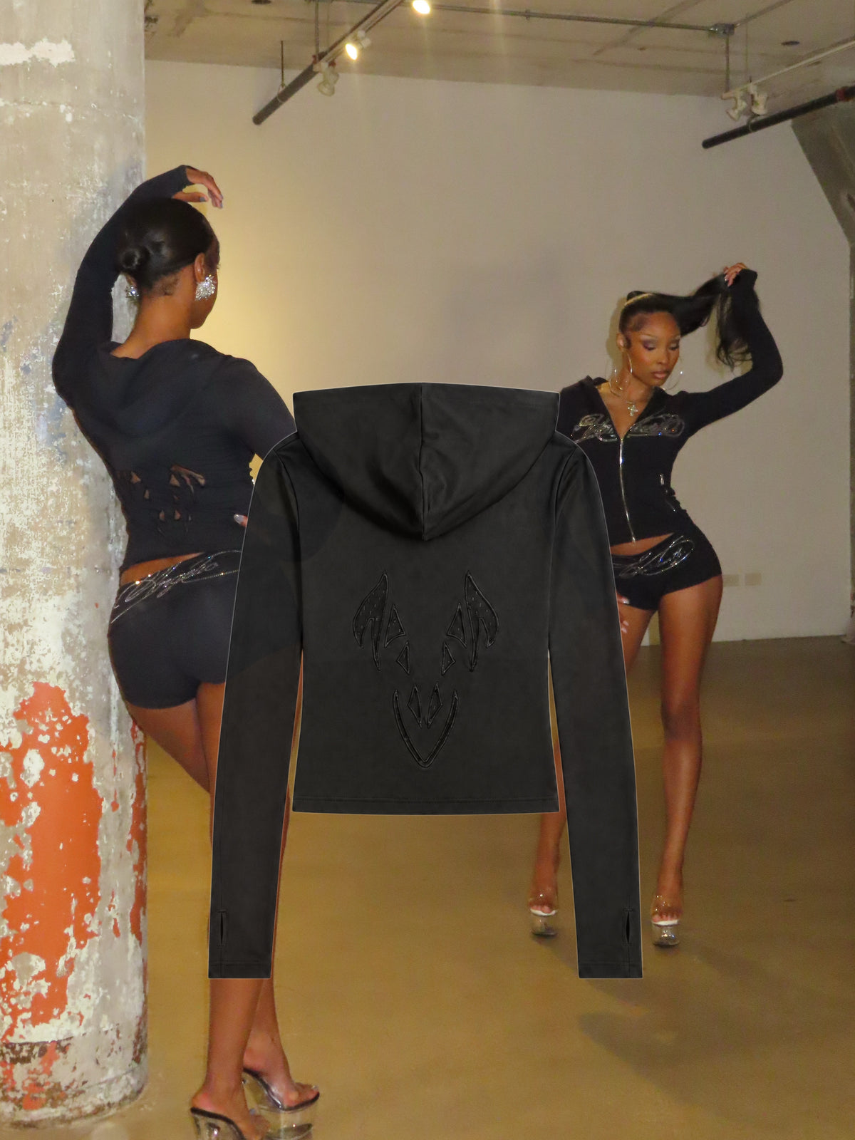 Valkarti jacket- Black