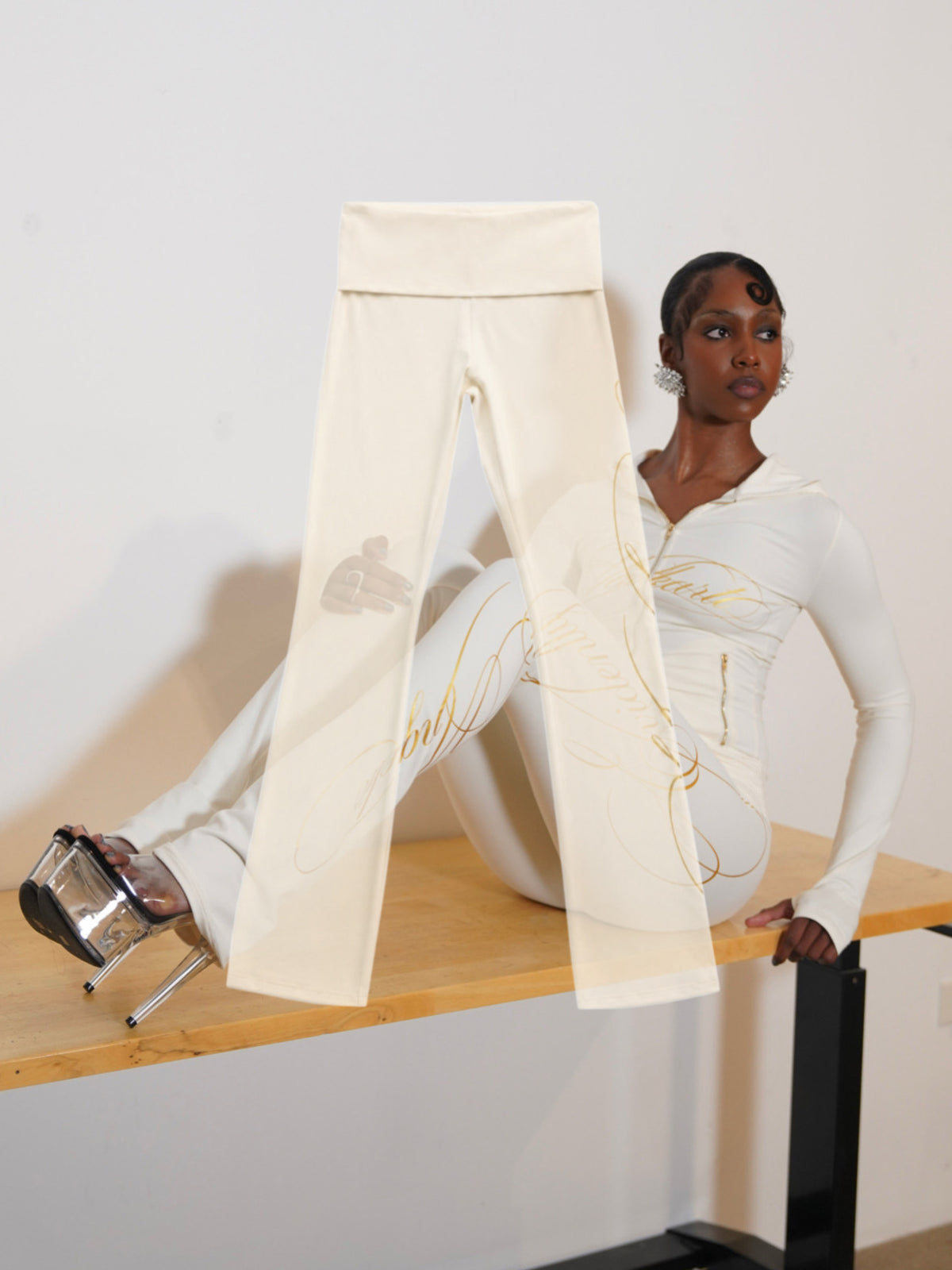 Evidently pants- Ivory